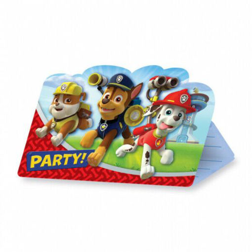 Picture of PAW PATROL INVITATIONS- 8PK